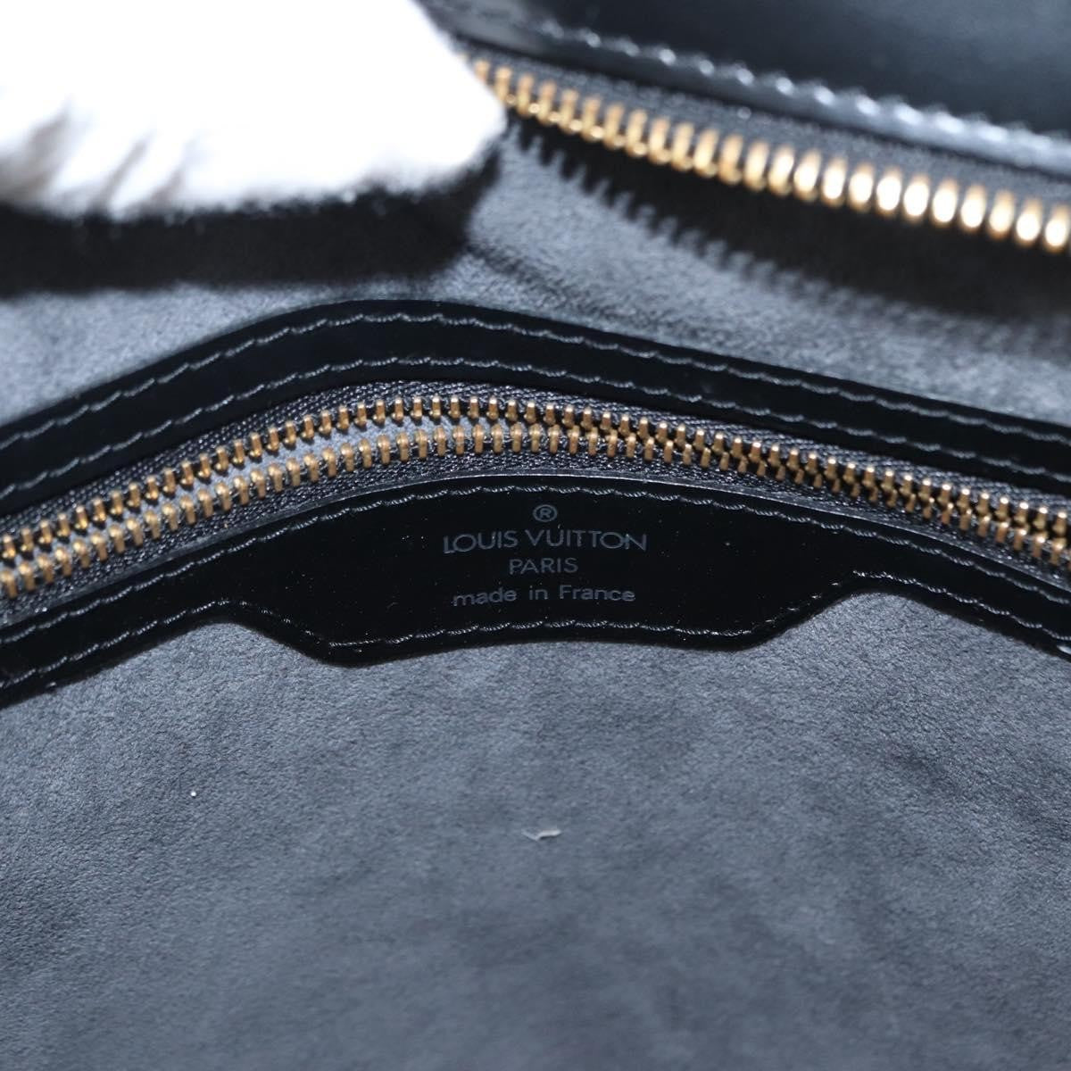 Louis Vuitton Saint Jacques Handbag Epi Leather, BLACK, LEATHER, Shoulder bag