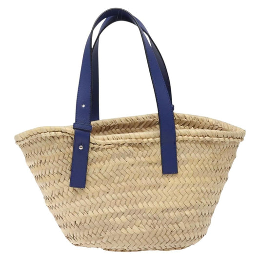 Loewe Basket Tote Raffia, BEIGE, WOOD, Tote bag