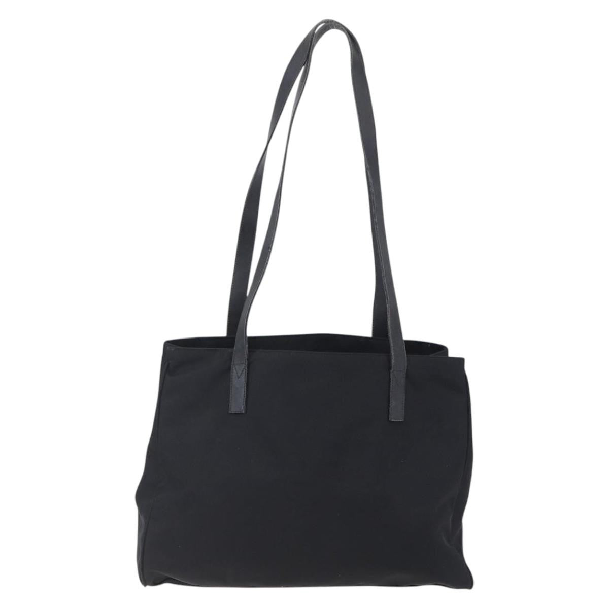 Fendi Vintage FF Tote Nylon, BLACK, NYLON, Tote bag