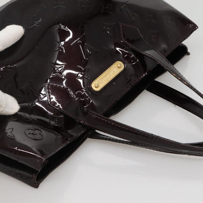 Louis Vuitton Wilshire Handbag Monogram Vernis, PURPLE, PATENT_LEATHER, Handbag