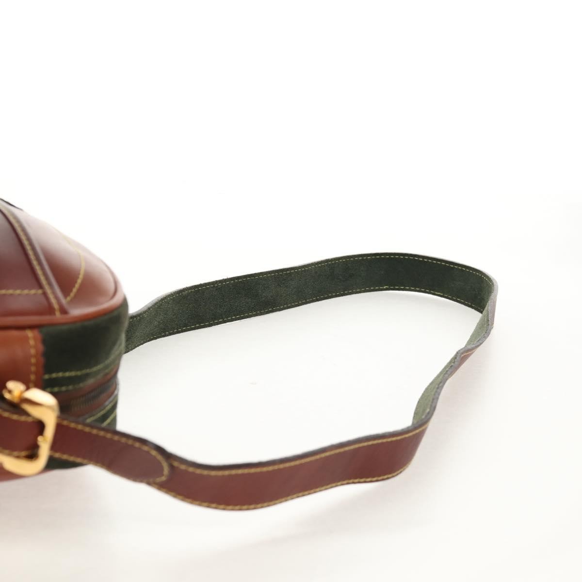 Loewe Anagram Shoulder Bag Suede, BROWN, SUEDE, Shoulder bag