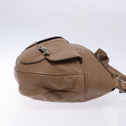 Salvatore Ferragamo Vintage Handbag Leather, BROWN, LEATHER, Handbag