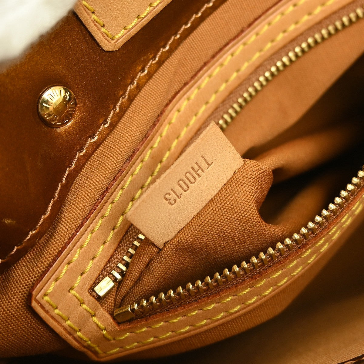 Louis Vuitton Reade Handbag Monogram Vernis, BROWN, PATENT_LEATHER, Handbag