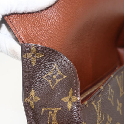 Louis Vuitton Saint Cloud Handbag Monogram Canvas, BROWN, CANVAS, Shoulder bag