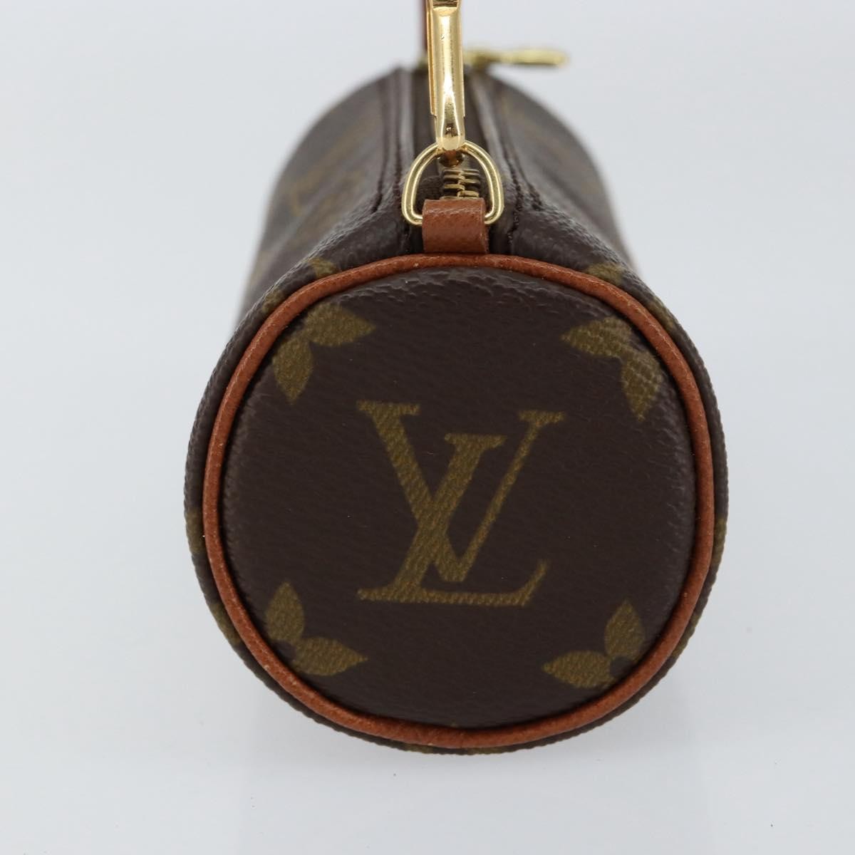 Louis Vuitton Papillon Pochette Monogram Canvas, BROWN, CANVAS, Clutche & pouche