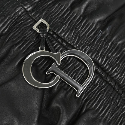 Christian Dior Karenina Tote Lambskin, BLACK, LEATHER, Tote bag