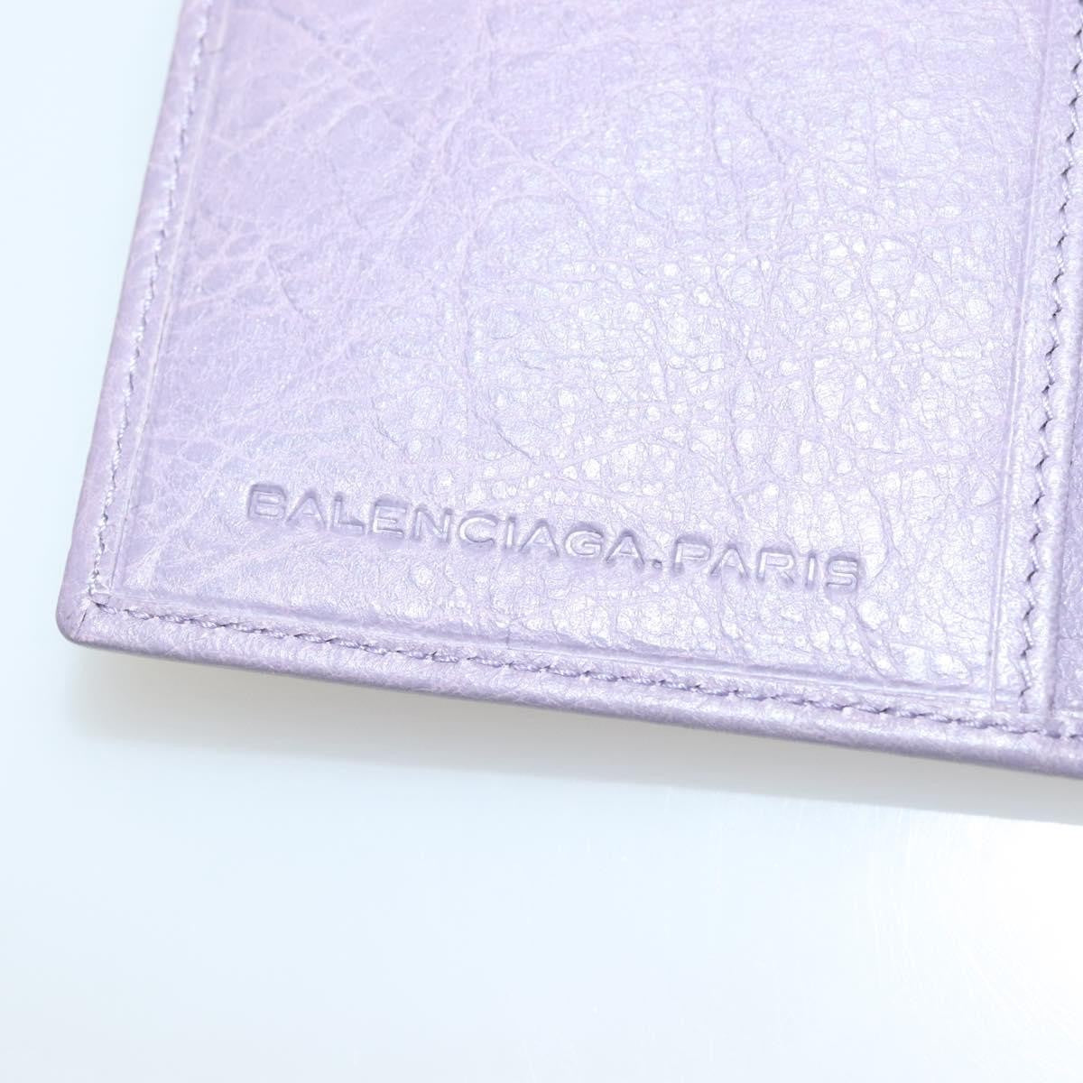 Balenciaga Classic Continental Zip Around Wallet Leather, PURPLE, LEATHER, Wallets