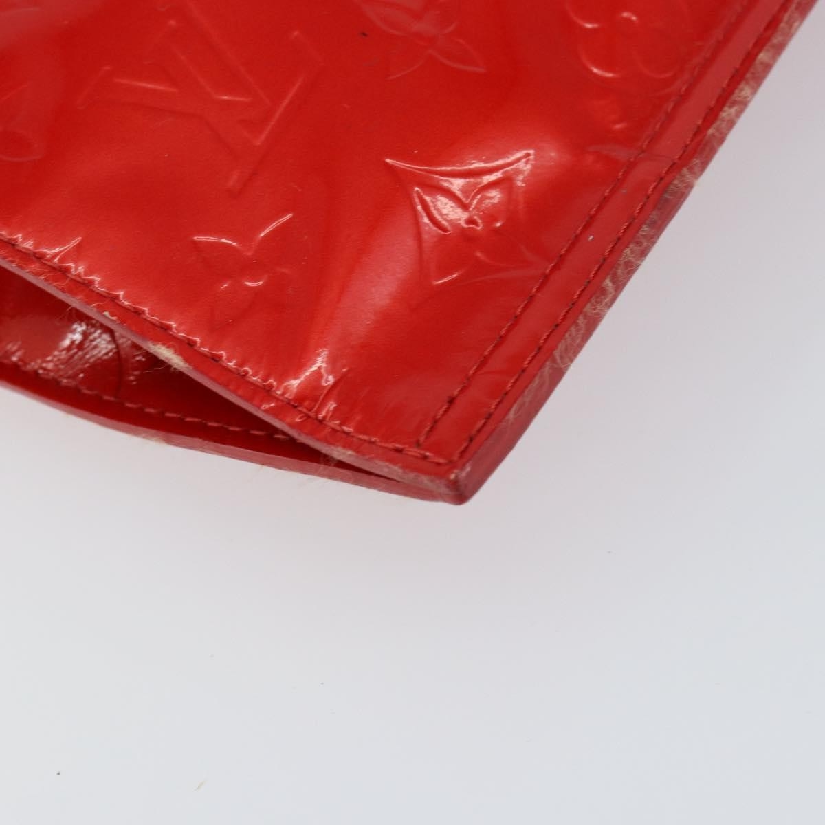 Louis Vuitton Stanton Handbag Monogram Vernis, RED, PATENT_LEATHER, Tote bag