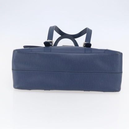 Louis Vuitton Segur Handbag Epi Leather, BLUE, LEATHER, Handbag