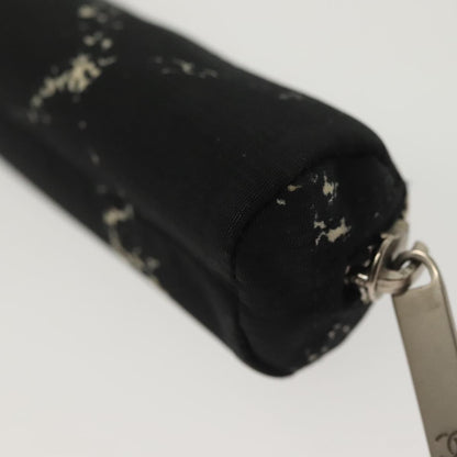 Chanel Travel Line Pen Case Nylon, BLACK, NYLON, Wallets