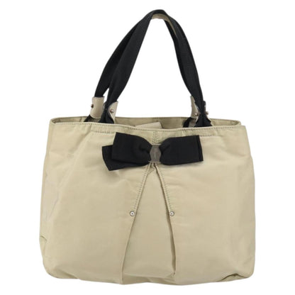 Salvatore Ferragamo Vala Handbag Nylon, BEIGE, NYLON, Handbag