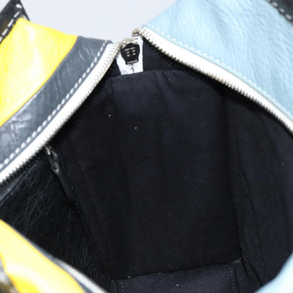 Balenciaga Bazar Convertible Tote Striped Leather, MULTICOLOUR, LEATHER, Tote bag