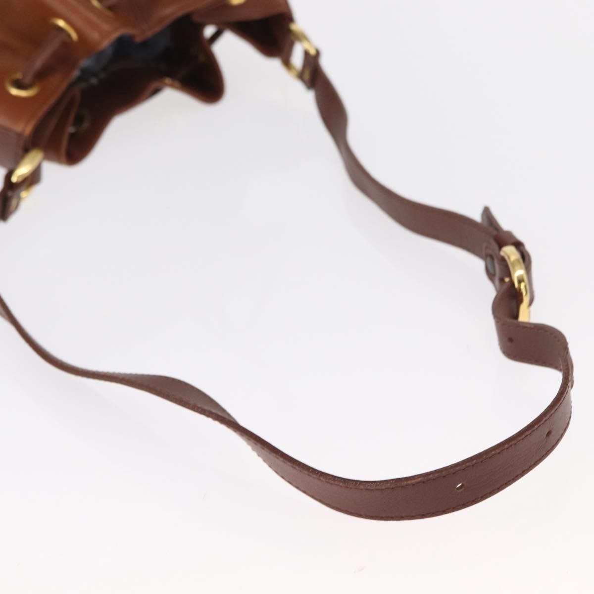 Burberry Vintage Shoulder Bag Leather, BROWN, LEATHER, Shoulder bag