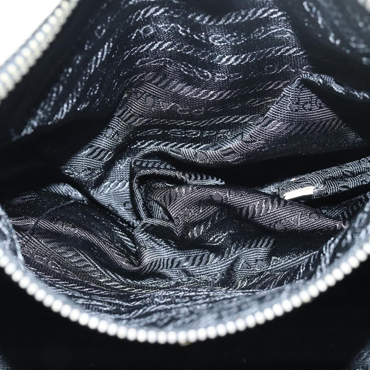 Prada Vintage Handbag Canvas, GRAY, CANVAS, Handbag