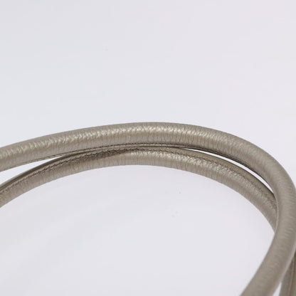 Salvatore Ferragamo Marisa Satchel Leather, SILVER, LEATHER, Shoulder bag