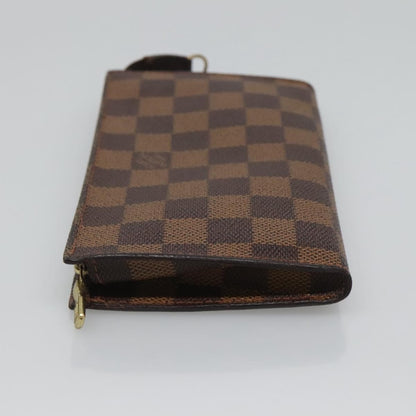 Louis Vuitton Marais Bucket Zip Pouch Damier, BROWN, CANVAS, Clutche & pouche