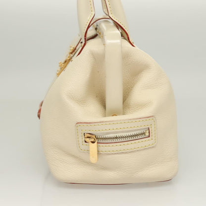 Louis Vuitton Suhali L'Ingenieux Handbag Leather, WHITE, LEATHER, Handbag