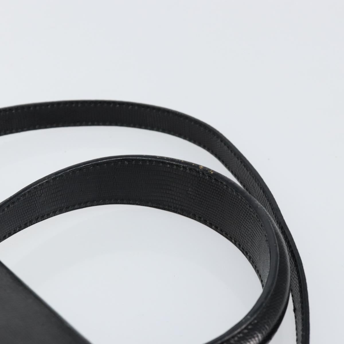 Salvatore Ferragamo Vintage Handbag Leather, BLACK, LEATHER, Handbag