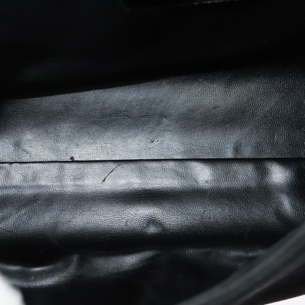 Salvatore Ferragamo Flap Handbag Leather, BLACK, LEATHER, Handbag