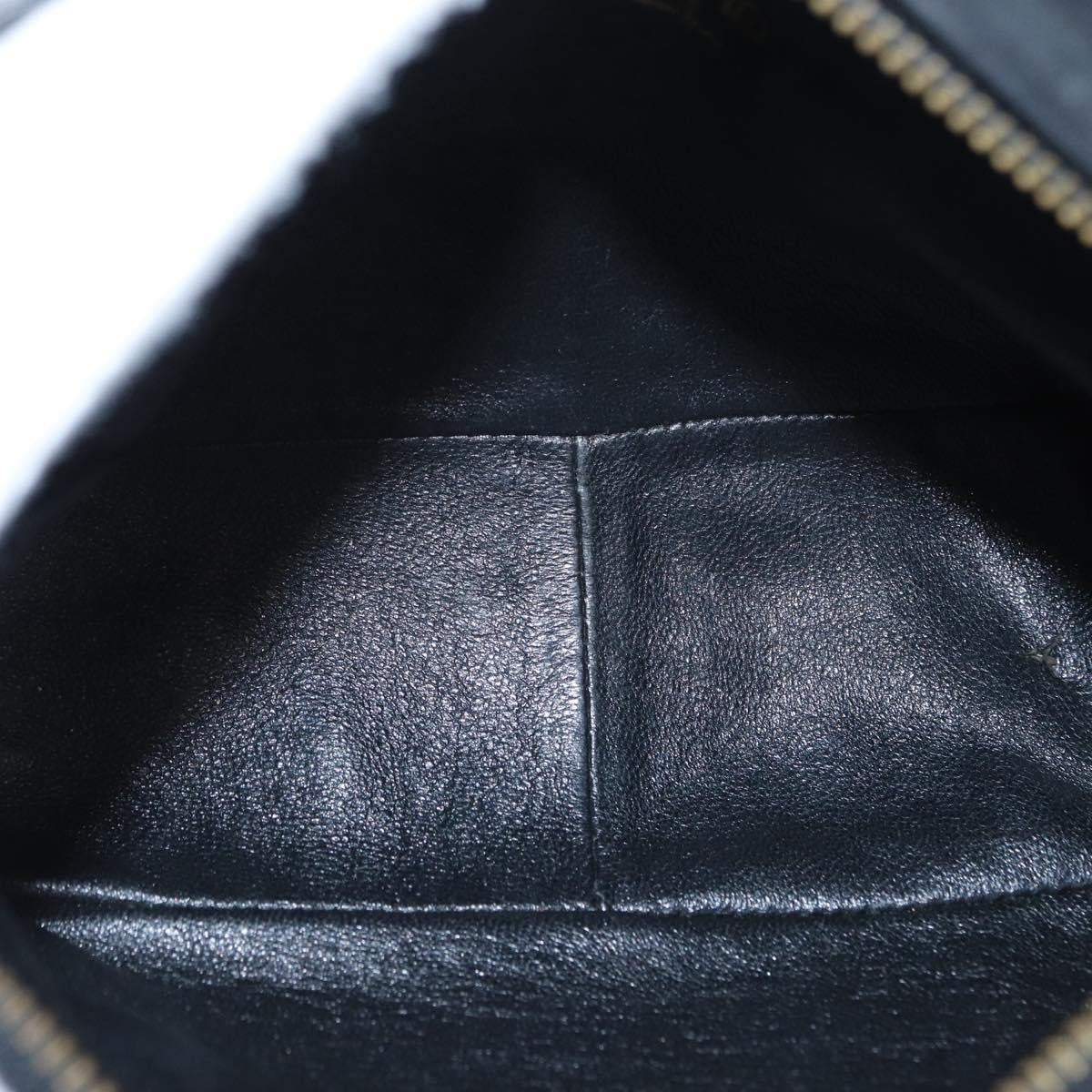 Chanel Vintage Front Pocket Camera Bag Quilted Suede, BLACK, SUEDE, Shoulder bag