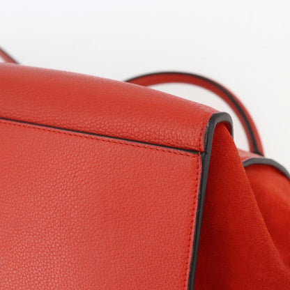 Celine Trapeze Bag Leather, RED, LEATHER, Handbag