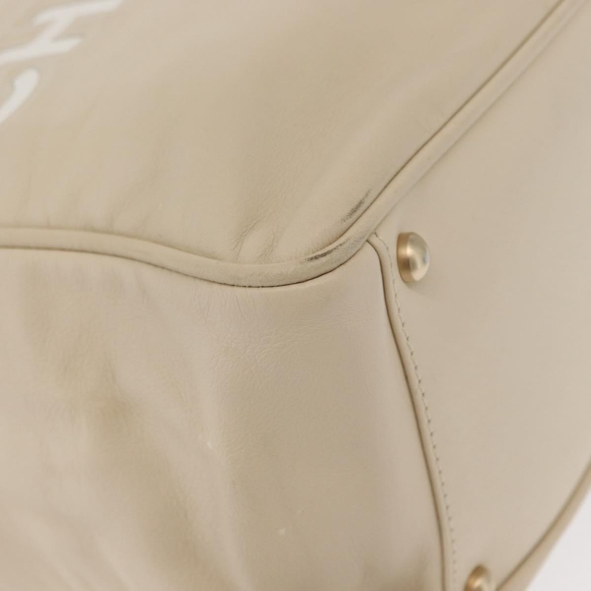 Chanel Camellia Tote Leather, BEIGE, LEATHER, Tote bag