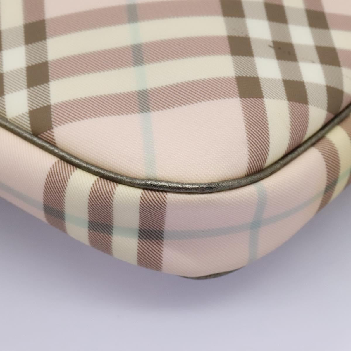 Burberry Nova Check Tote canvas check pattern, PINK, PVC, Tote bag