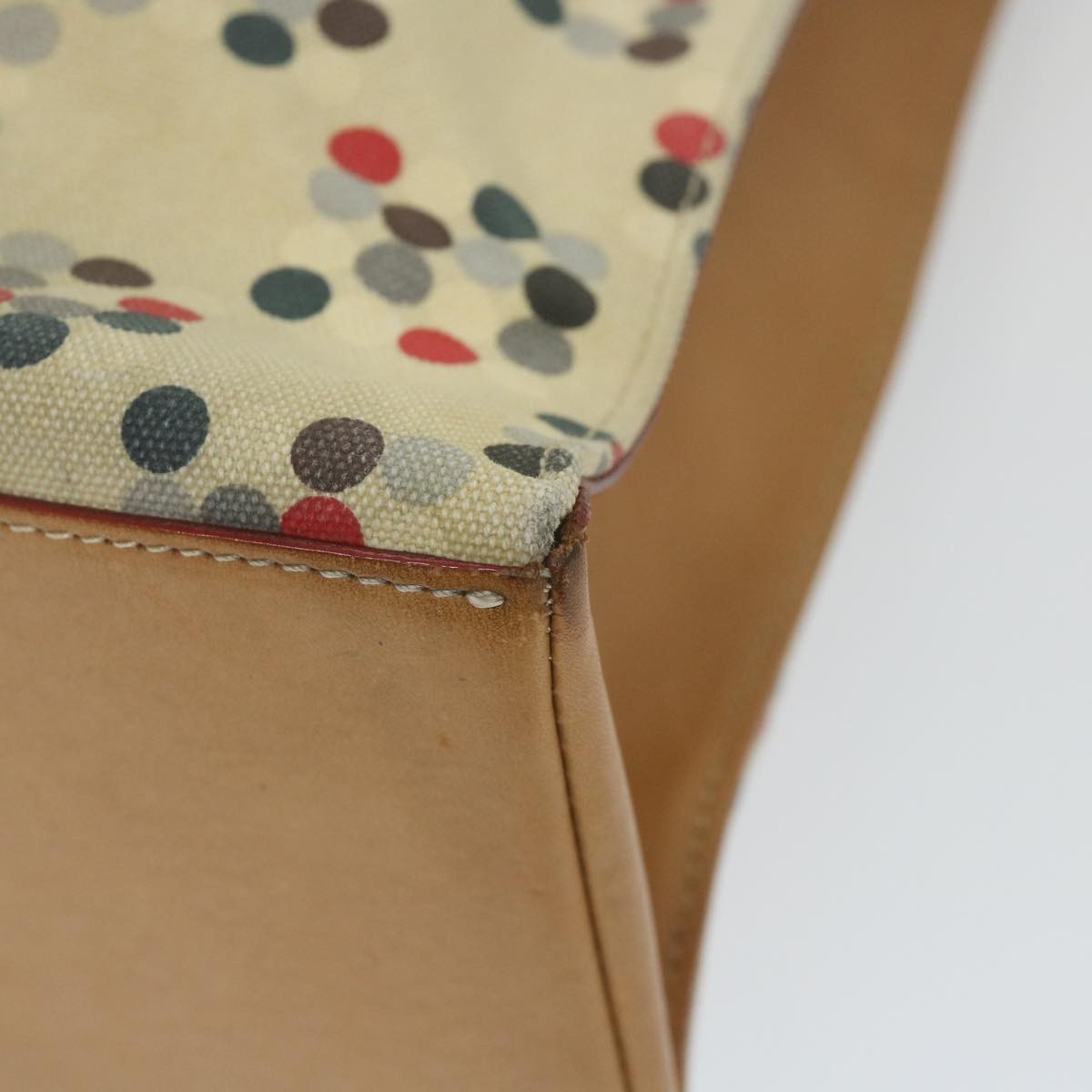 Burberry Open Tote Printed Canvas, BEIGE, CANVAS, Tote bag