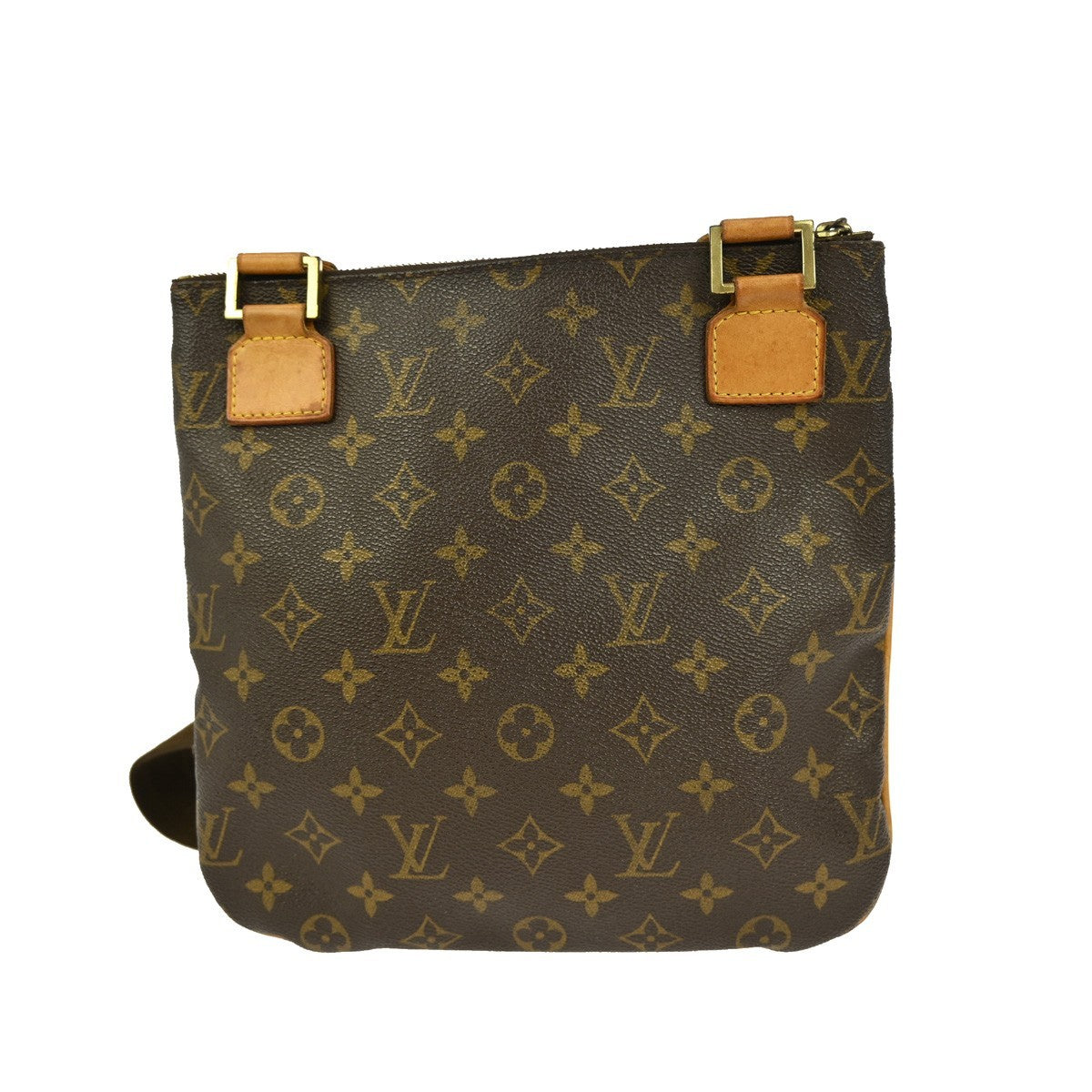 Louis Vuitton Bosphore Pochette Monogram Canvas, BROWN, CANVAS, Shoulder bag