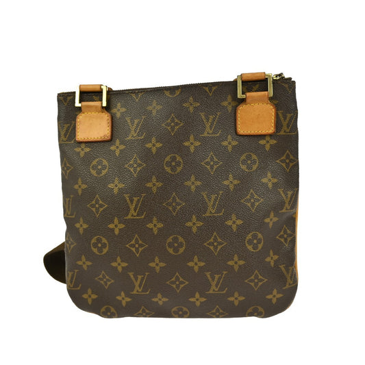 Louis Vuitton Bosphore Pochette Monogram Canvas, BROWN, CANVAS, Shoulder bag