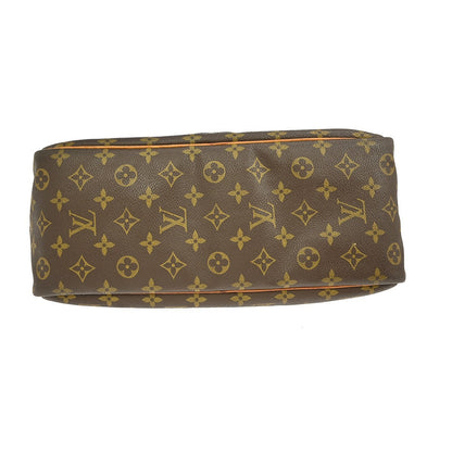 Louis Vuitton Deauville Handbag Monogram Canvas, BROWN, CANVAS, Handbag