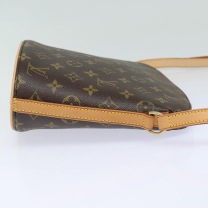 Louis Vuitton Drouot Handbag Monogram Canvas, BROWN, CANVAS, Shoulder bag
