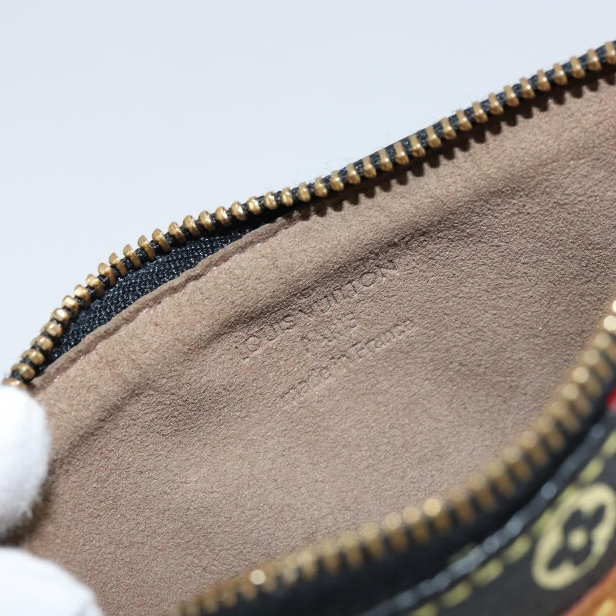 Louis Vuitton Pochette Accessoires Monogram Multicolor, BLACK, CANVAS, Clutche & pouche