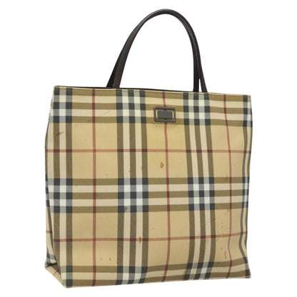 Burberry Nova Check Tote canvas check pattern, BEIGE, CANVAS, Tote bag
