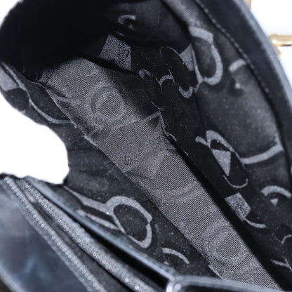 Salvatore Ferragamo Convertible Top Handle Bag Leather, BLACK, LEATHER, Handbag