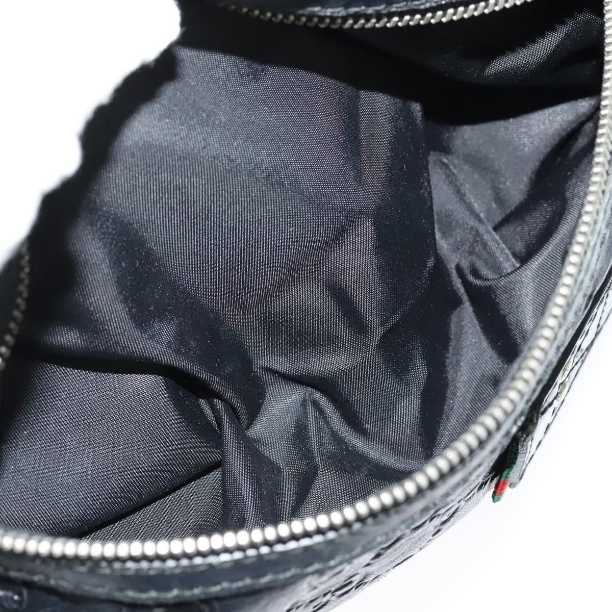 Gucci Waist Bag Guccissima Leather, BLACK, LEATHER, Clutche & pouche