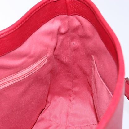 Salvatore Ferragamo Gancini handbag Leather, RED, LEATHER, Handbag