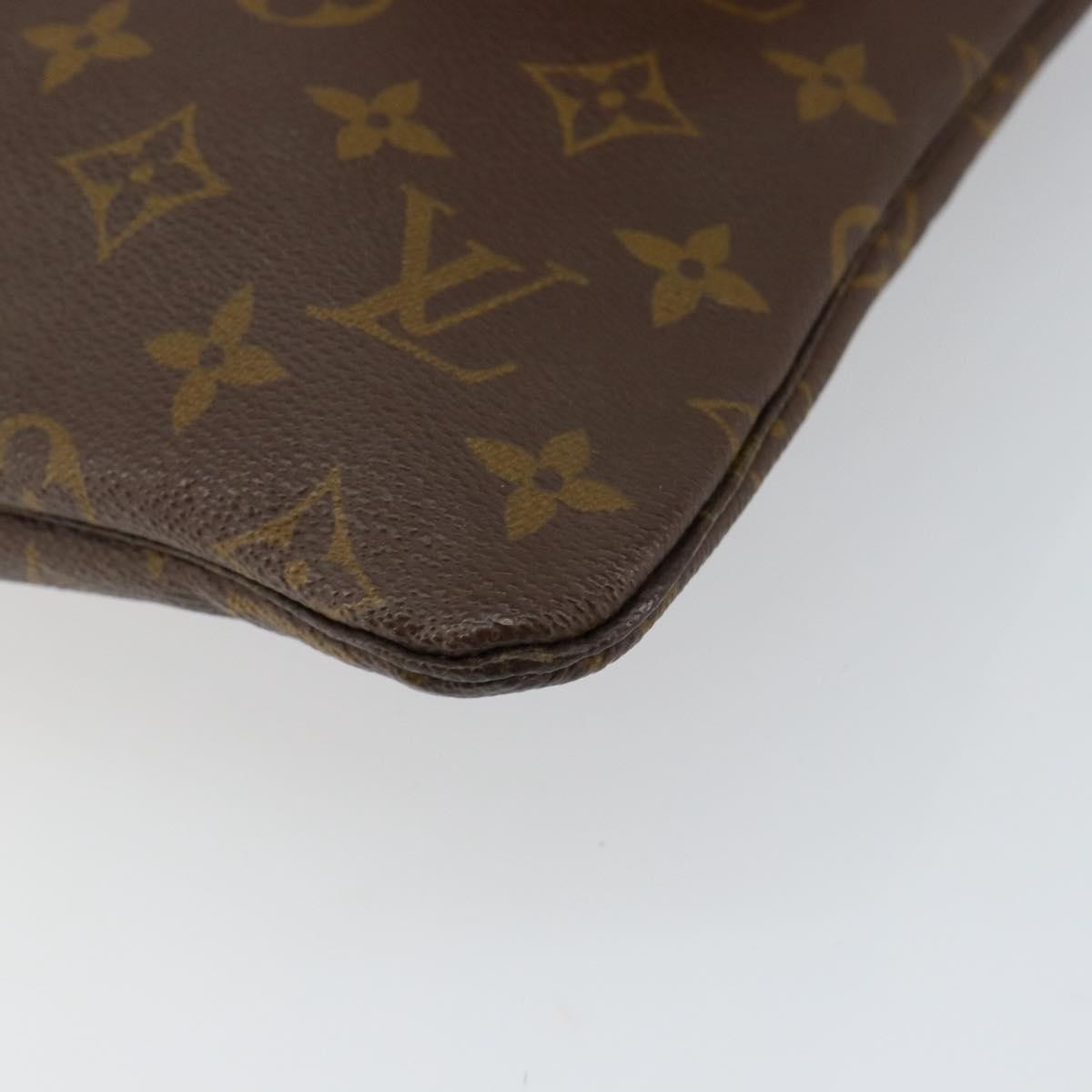 Louis Vuitton Vintage Document Holder Monogram Canvas, BROWN, CANVAS, Clutche & pouche