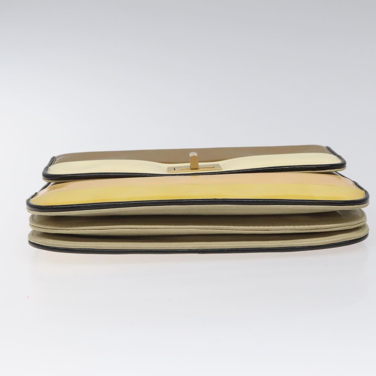 Chanel Chain Shoulder Bag Patent leather, GOLD, PATENT_LEATHER, Shoulder bag