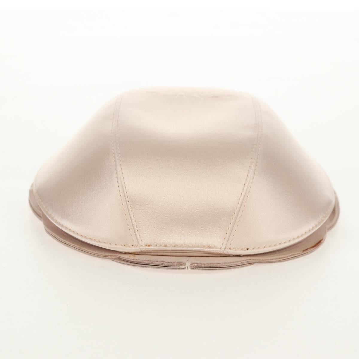 Chanel Camellia Round Clutch with Chain Satin, PINK, SATIN, Clutche & pouche