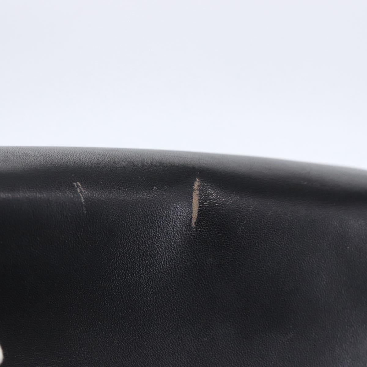 Celine Vintage Shoulder Bag Leather, BLACK, LEATHER, Shoulder bag