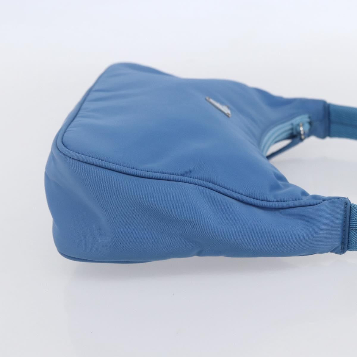 Prada Hobo Tessuto, BLUE, NYLON, Handbag