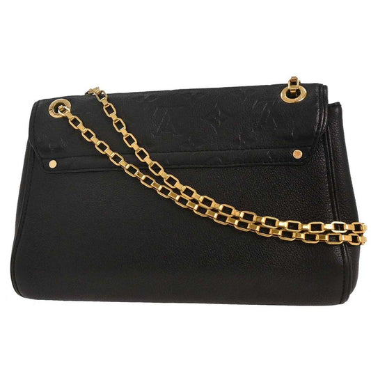 Louis Vuitton Saint Germain Handbag Monogram Empreinte Leather, BLACK, LEATHER, Shoulder bag