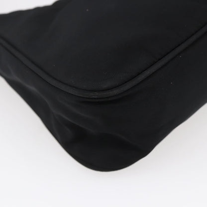 Prada Hobo Tessuto, BLACK, NYLON, Handbag