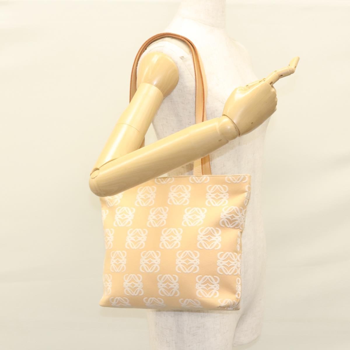 Loewe Anagram Tote Canvas, BEIGE, CANVAS, Tote bag