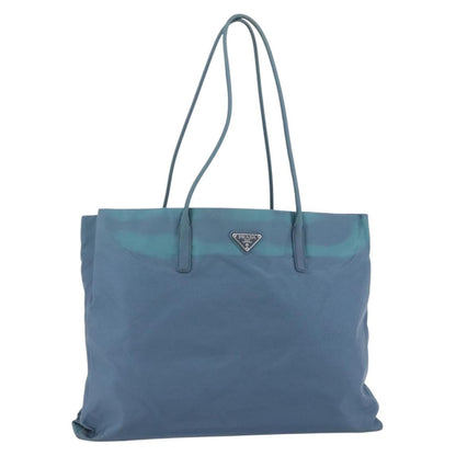 Prada Vintage Tote Tessuto, BLUE, NYLON, Shoulder bag
