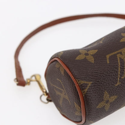 Louis Vuitton Papillon Handbag Monogram Canvas, BROWN, CANVAS, Clutche & pouche