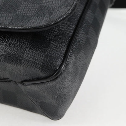 Louis Vuitton District Messenger Bag Damier Graphite, BLACK, CANVAS, Shoulder bag