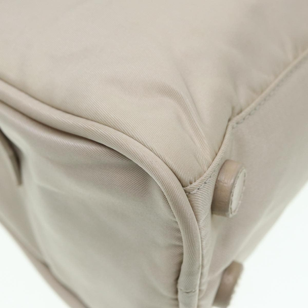 Prada Zip Around Tote Tessuto, BEIGE, NYLON, Tote bag