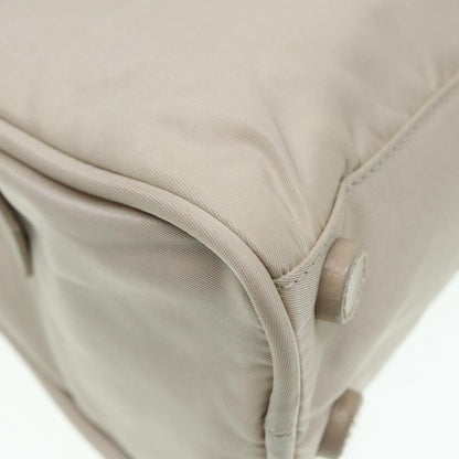 Prada Zip Around Tote Tessuto, BEIGE, NYLON, Tote bag